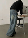 RT No. 18752 WASHED BLUE SCIMITAR JEANS