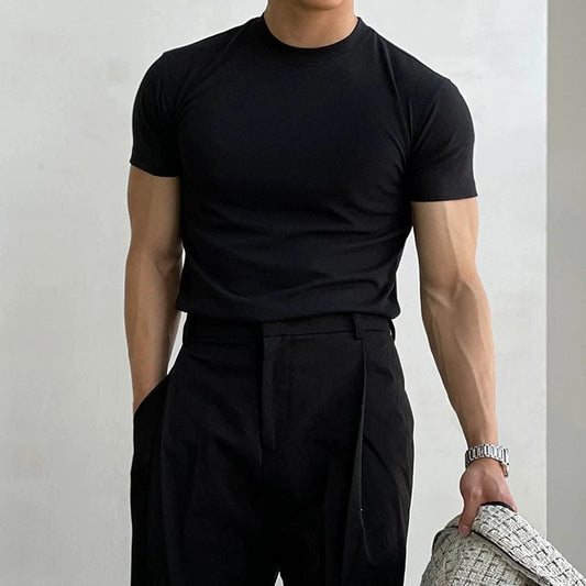 RT No. 18298 PLEATED CASUAL PANTS & SLIM SHORT SLEEVE