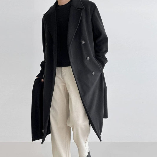 RT No. 11975 WOOLEN TRENCH COAT