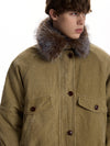 RT No. 59029 FUR COLLAR WORKWEAR CARGO JACKET