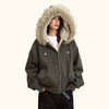 RTK (W) No. 544 FUR FLEECE ZIP-UP JK