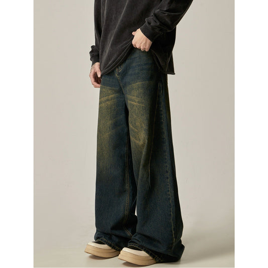 RT No. 11269 WASHED LAZY DENIM JEANS