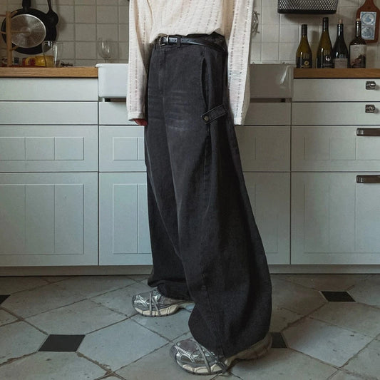 RT No. 32042 MAINICHI WIDE STRAIGHT DENIM JEANS