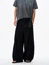 RT No. 18194 BLACK MACHETE STRAIGHT DENIM JEANS
