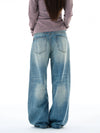 RT No. 25043 WASHED BLUE DENIM JEANS