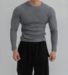 RT No. 12561 VERTICAL KNIT SLIM LONGSLEEVE