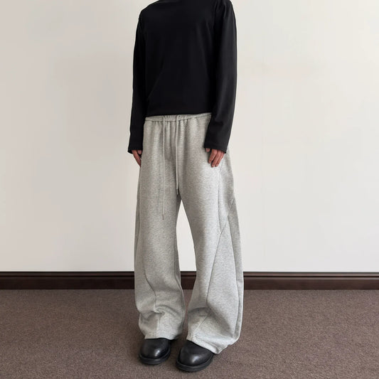 RT No. 40807 RECONSTRUCTED BAGGY STRAIGHT SWEATPANTS