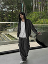 RT No. 12445 DARK GRAY ZIP HOODIE & CARGO SWEATPANTS