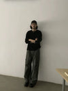 RT No. 18891 CARGO BAGGY STRAIGHT PANTS