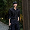 RT No. 25009 BLACK WORKWEAR PILOT BUTTON-UP