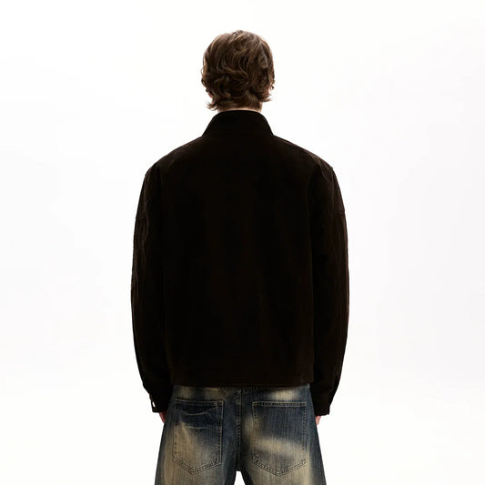 RT No. 42018 KNIGHT SUEDE BOXY JACKET