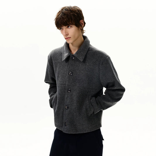 RT No. 50321 WOOLEN BUTTON UP JACKET