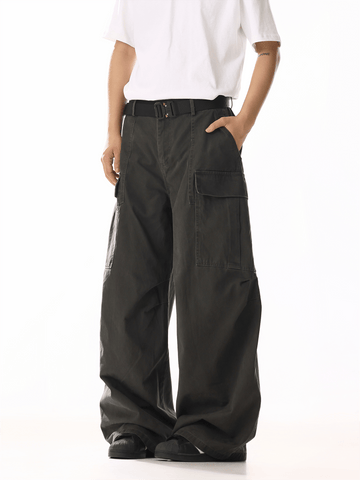 RT No. 19816 ARMY GREEN CARGO BAGGY PANTS