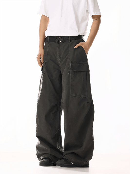 RT No. 19816 ARMY GREEN CARGO BAGGY PANTS