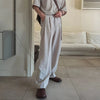 RT No. 18111 COLLAR SHIRT & PLEATED STRAIGHT PANTS
