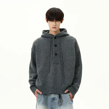 RT No. 40531 KNITWEAR PULLOVER HOODED SWEATER