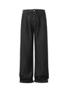 RT No. 18271 BLACK STRAIGHT JEANS