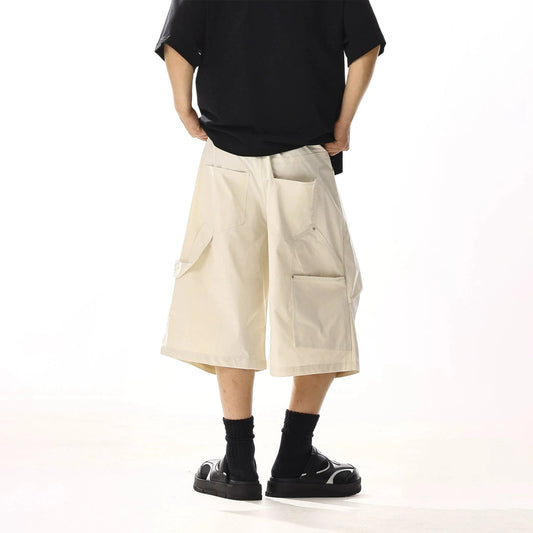 RT No. 13037 PLEATED CARGO SHORTS
