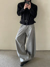 RT No. 50252 STRIPED STRAIGHT SUIT PANTS
