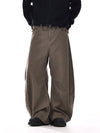 RT No. 12537 BROWN SCIMITAR CONSTRUCTED JEANS