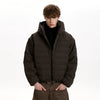 RT No. 50015 RIBBED PUFFER HOODED JACKET