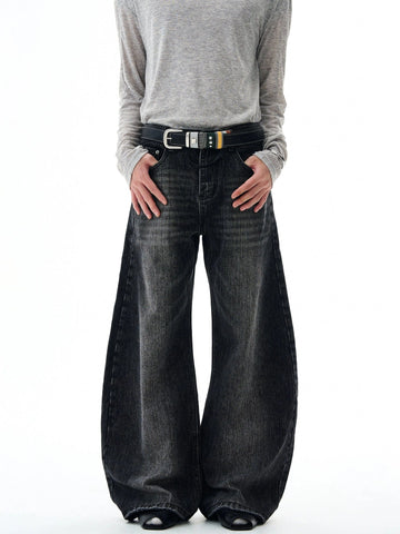 RT No. 32828 WASHED SCIMITAR DENIM JEANS
