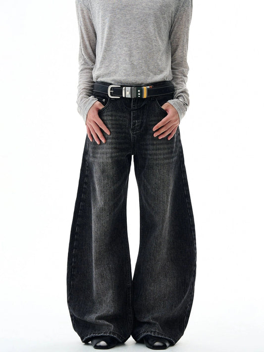 RT No. 32828 WASHED SCIMITAR DENIM JEANS