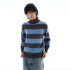 RT No. 25028 KNIT STRIPE HALF ZIPPER SWEATER