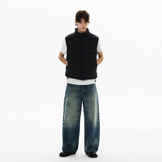 RT No. 50416 RIBBED COLLAR VEST JACKET