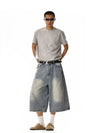 RT No. 18245 WHISKER WASH DENIM SHORTS