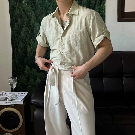 RT No. 18102 BUTTON-UP COLLAR SHIRT