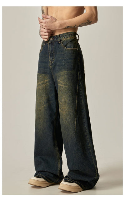 RT No. 11269 WASHED LAZY DENIM JEANS