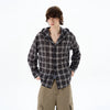 RT No. 18513 PLAID HOODED SHIRT