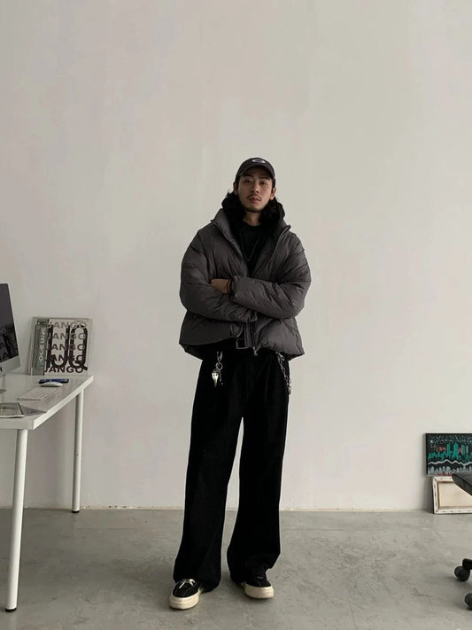 RT No. 18744 HYOJUN PLEATED STRAIGHT PANTS