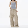 RT No. 18142 MULTI-POCKET CARGO STRAIGHT PANTS
