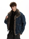RT No. 59040 WOLF COLLAR DENIM JACKET