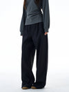 RT No. 20019 PLAID STRAIGHT PANTS