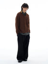 RT No. 25062 KNITWEAR V-NECK COLLAR SWEATER