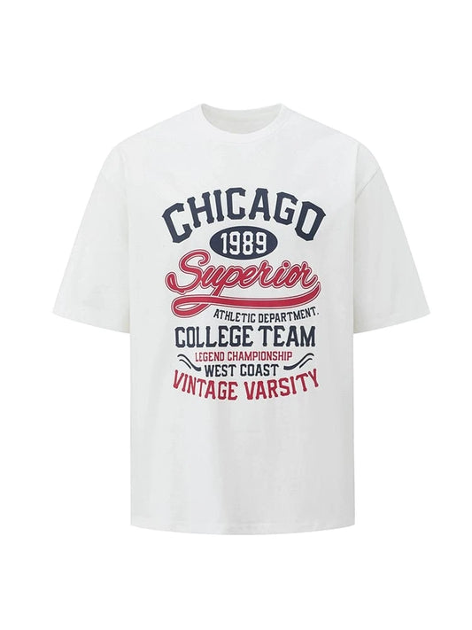 RT No. 18615 WHITE LETTERED CHICAGO SHORT SLEEVE