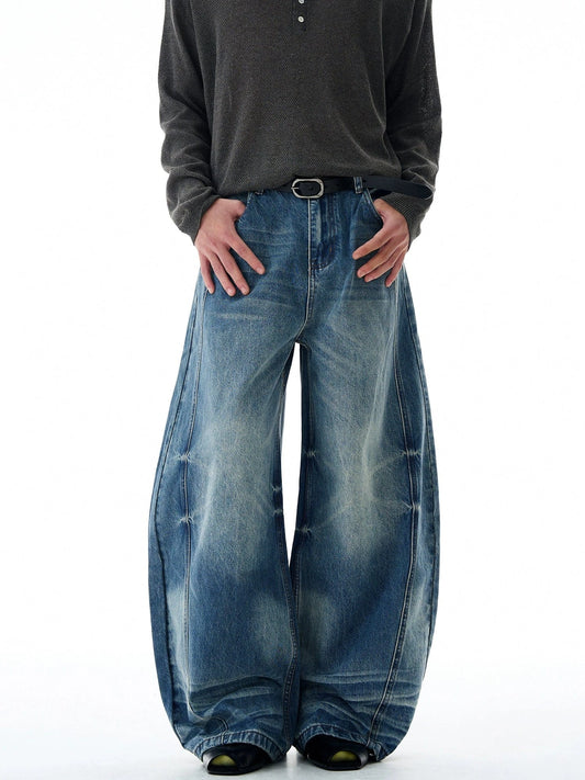 RT No. 32825 WASHED SCIMITAR DENIM JEANS