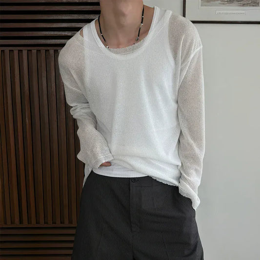 RT No. 40005 KNITWEAR LOOSE LONG SLEEVE