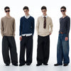 RT No. 20003 V-NECK KNIT LONG SLEEVE