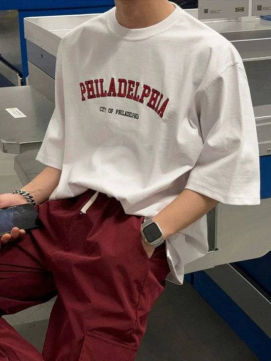 RT No. 18507 PHILADELPHIA LETTER HALF SLEEVE