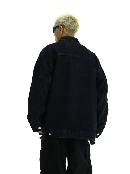 RT No. 11419 WASHED BLACK DENIM JK