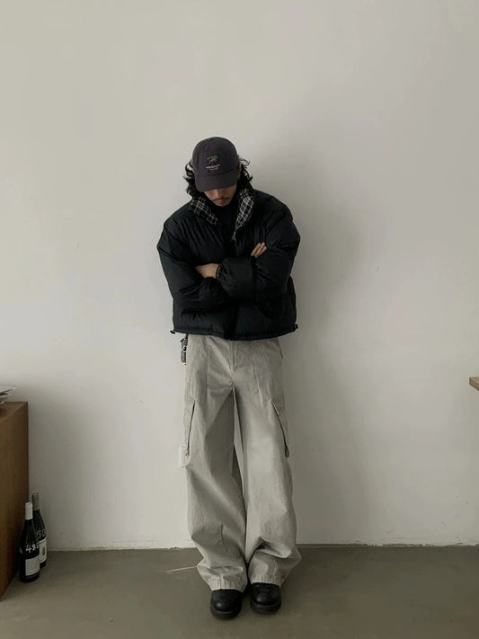 RT No. 18802 RECONSTRUCTED CARGO STRAIGHT PANTS