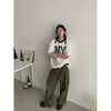 RT No. 18852 CARGO BAGGY STRAIGHT PANTS