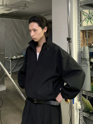 RT No. 29126 HALF ZIP-UP STAND COLLAR JK