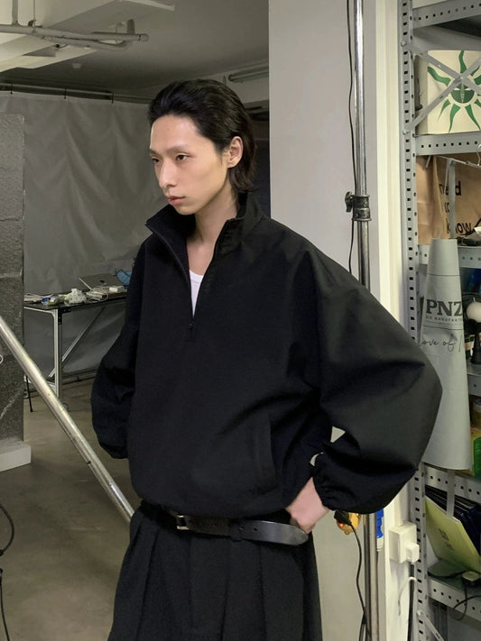 RT No. 29126 HALF ZIP-UP STAND COLLAR JK