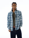 RT No. 19540 PLAID DENIM SHIRT JK