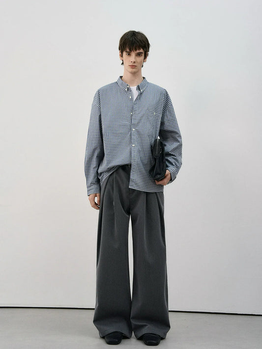 RT No. 50260 PLAID BUTTON UP SHIRT